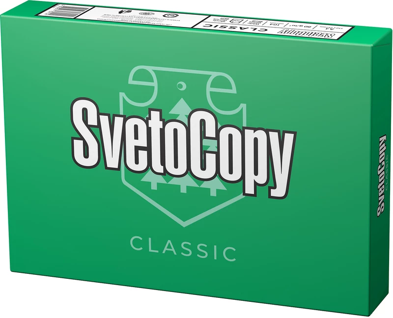 Бумага для офисной техники "SvetoCopy" Класс C 500л A4 (297 × 210 мм) 80г/м2 купить в Новосибирске