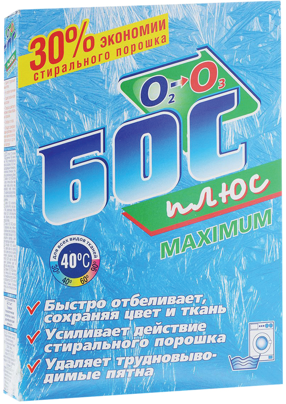 Отбеливатель Босс Плюс Максимум 600 гр